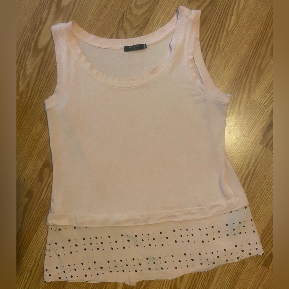 Max Jeans Peachy Sleeveless Sz M